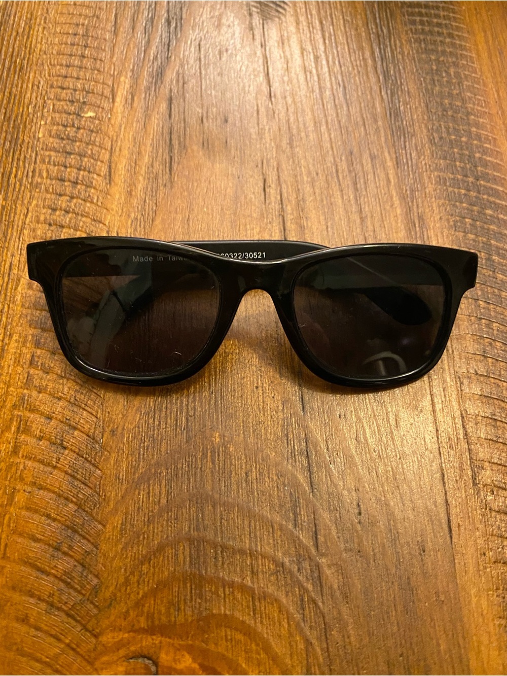 Classic Black Baby Wayfarer Sunglasses
